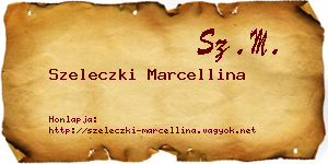 Szeleczki Marcellina névjegykártya